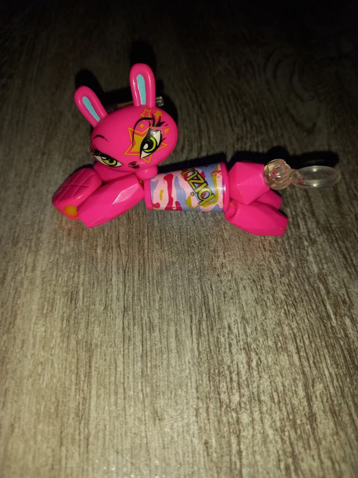 bracelet bizu rose lapin - photo numéro 2