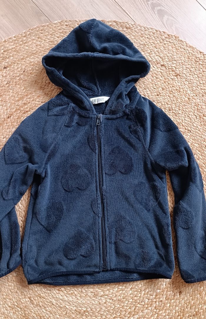 Gilet tout doux pilou pilou fille 8 ans 🩷