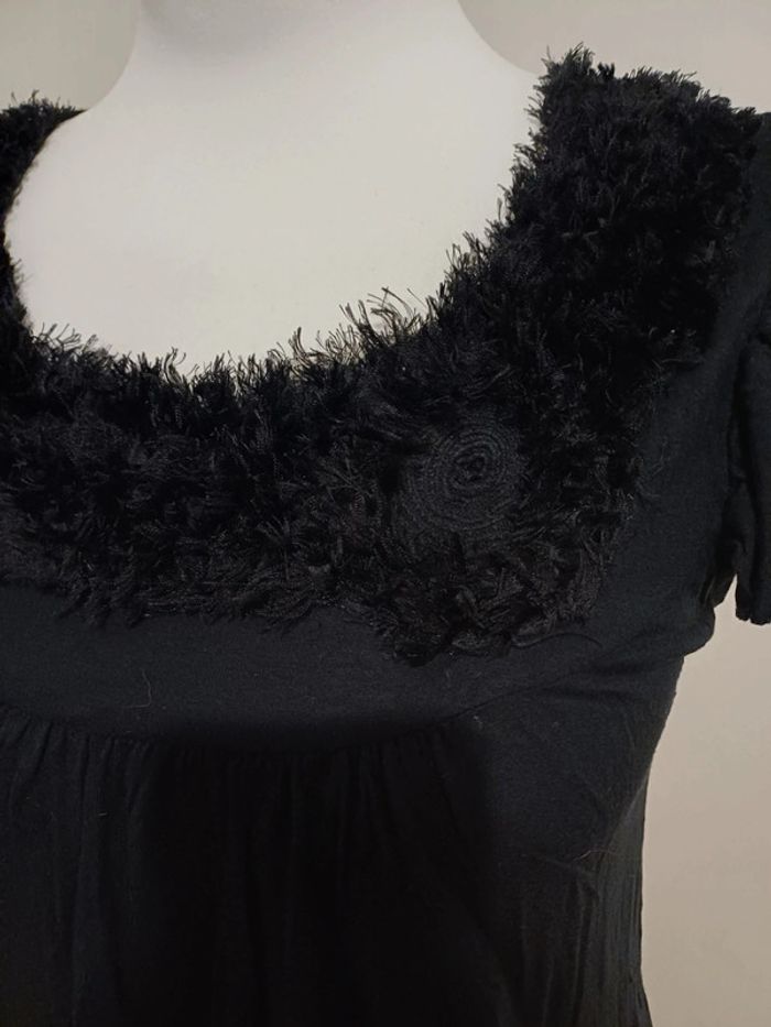 Blouse noire chic Conbipel taille S 36 - photo numéro 3