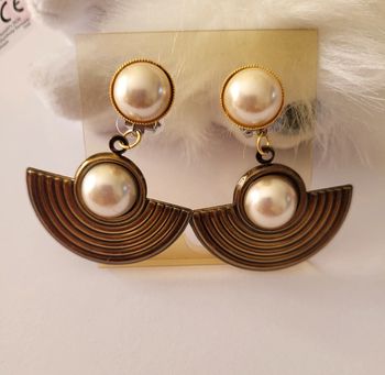 Boucles d'oreilles pendantes à clips