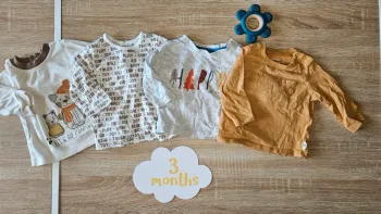 Lot t-shirts manches longues 3mois