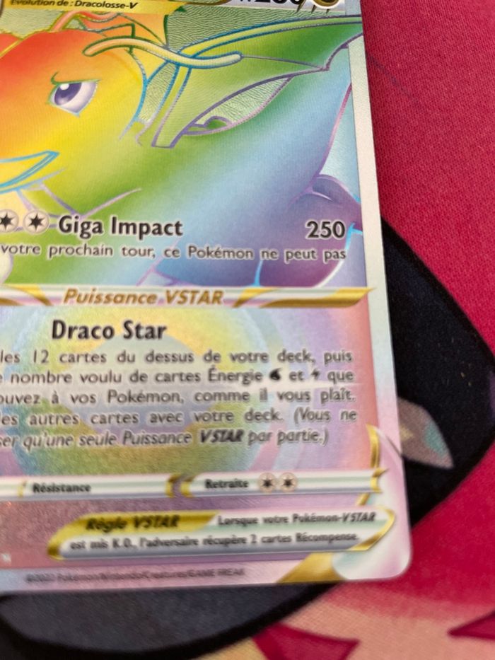Dracolosse rainbow VStar Pokémon go - photo numéro 3