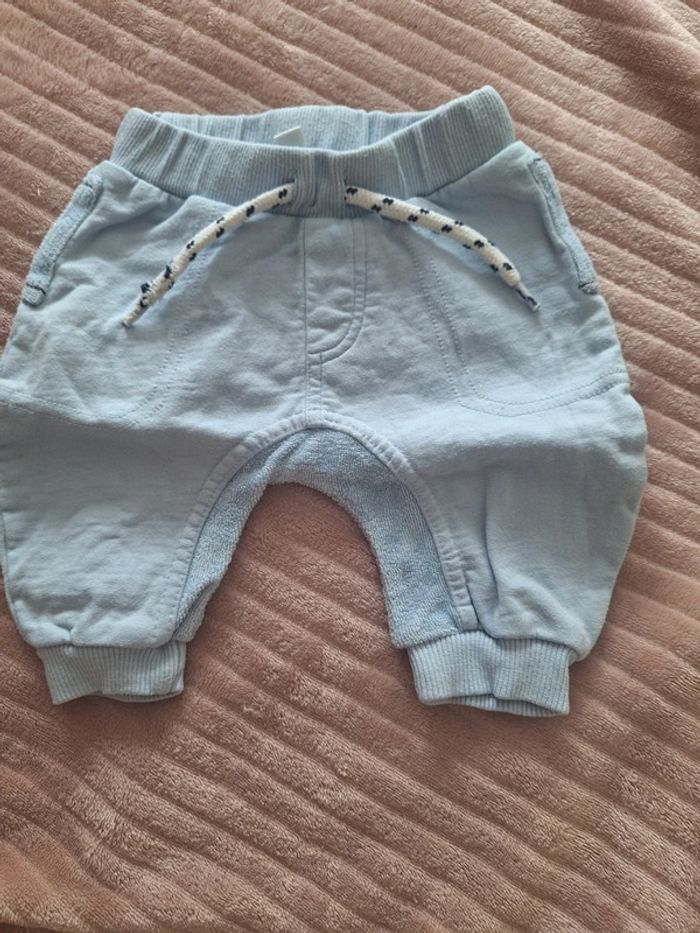 Pantalon bleu ciel 3 mois mes petits cailloux - photo numéro 3