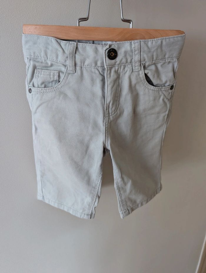 Bermuda 3 ans Regular In extenso Gris pâle