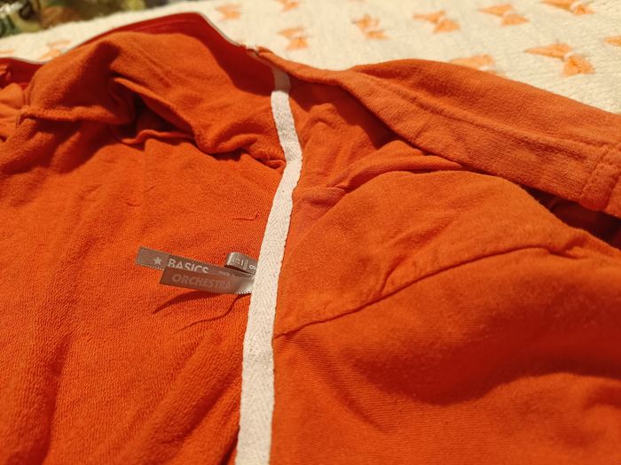 🧡 Gilet orange bébé – Orchestra (6 mois) 🧡 lo - photo numéro 4
