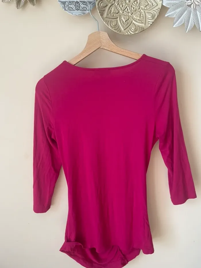 TEE shirt fuschia - photo numéro 4