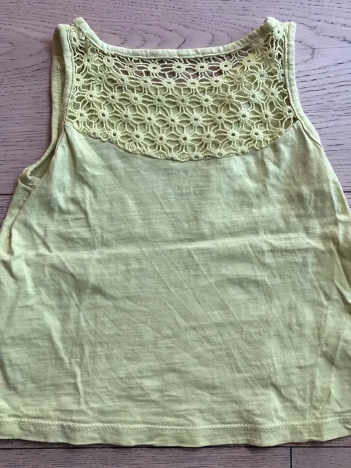 Lot vêtements été jupe/haut a bretelles + gilet 3 ans Vertbaudet - photo numéro 5