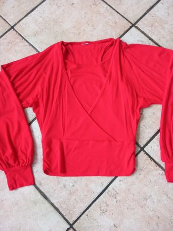 Tunique croisé cache cœur T36 elasthan