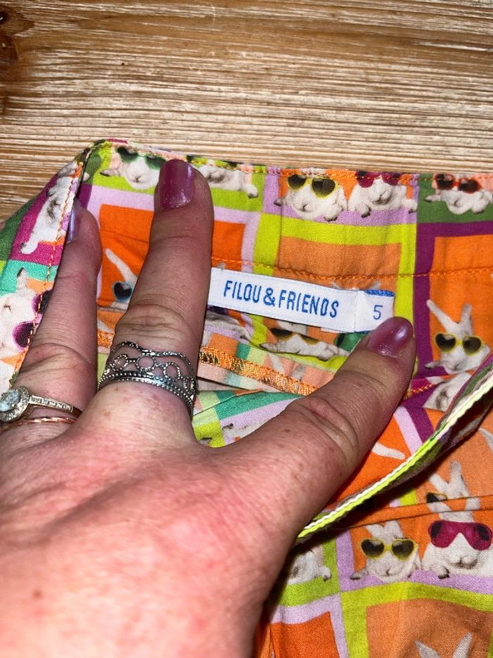 Jupe lapin filou&friends 5 ans - photo numéro 3