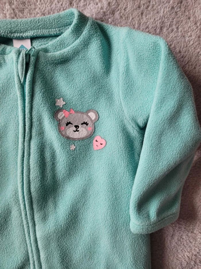 Pyjama polaire zippé 9 mois - photo numéro 2