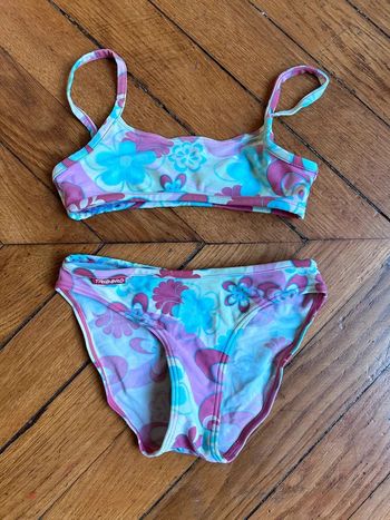 Maillot de bain 2 pièces 8 ans Tribord