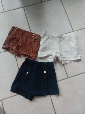 Lot de 3 short 4 ans