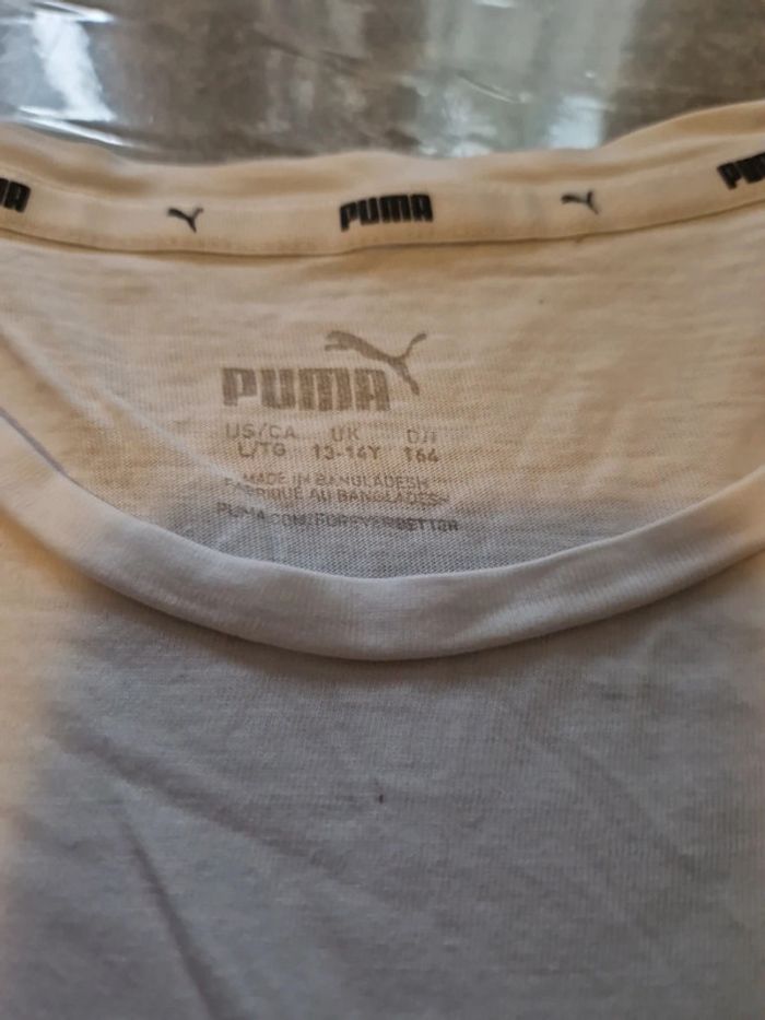 Tee shirt blanc puma - photo numéro 4