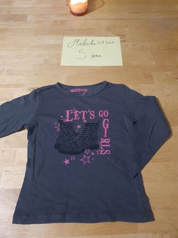 t shirt manches longues 5 ans in extenso