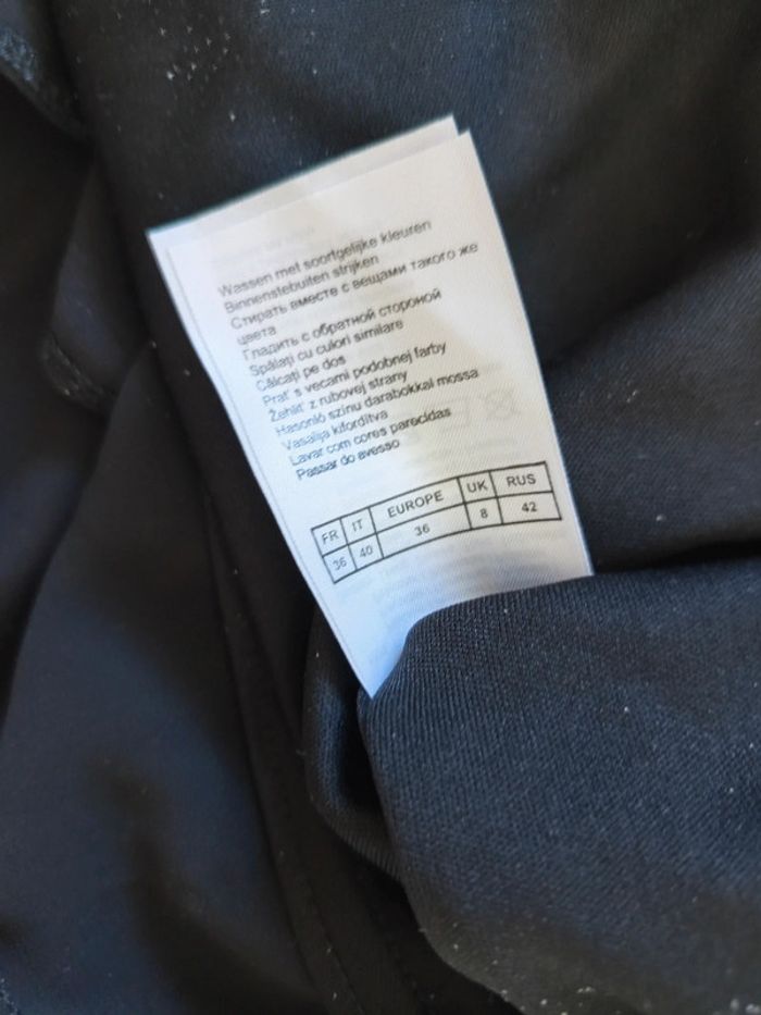 Robe noire été Camaïeu 36 - photo numéro 3