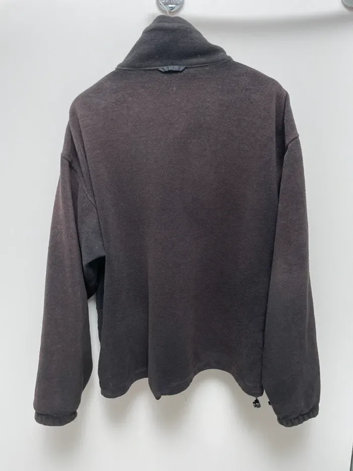 Columbia Vintage Black Fleece Polaire Zip Jacket Mens - photo numéro 9