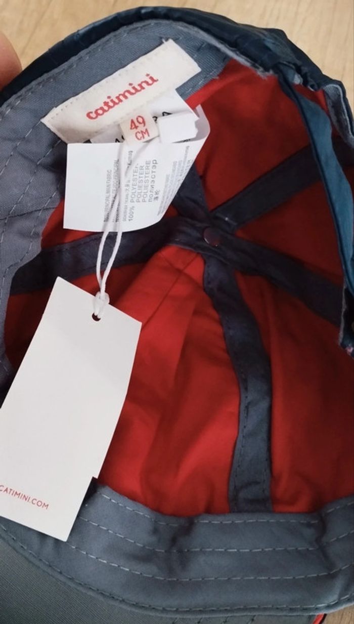 Casquette garçon bleu marine taille 49 Catimini - photo numéro 3