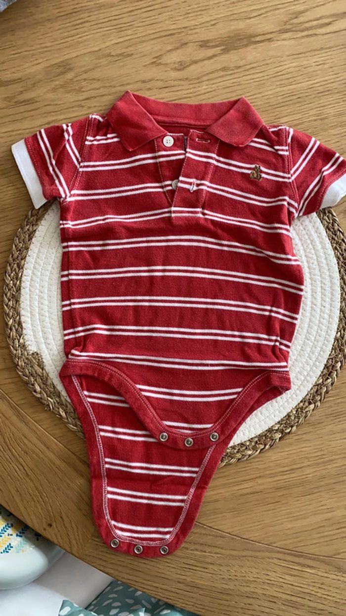 Body polo rayé GAP 18m