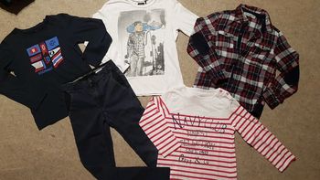 Lot de 5 articles pour tenue complete garçon 8 ans