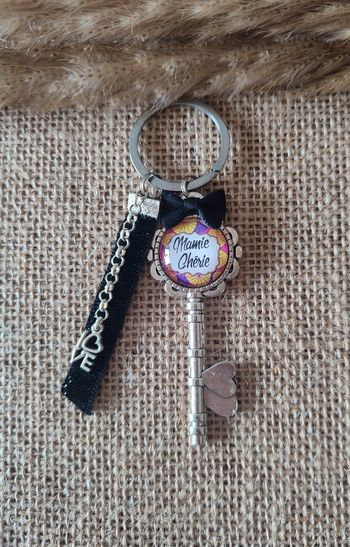 Porte-clés mamie chérie