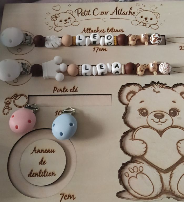 Attache tétine Fait mixte