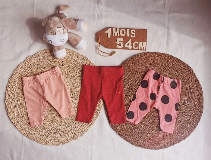 Lot 3 leggings 👣 1 mois - photo numéro 6