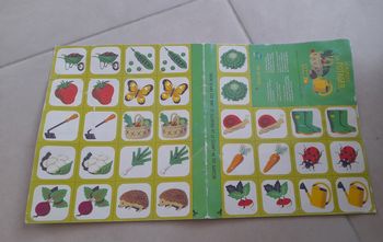 Memory du potager à découper 