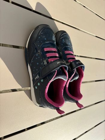 Baskets geox 32 bleu et rose