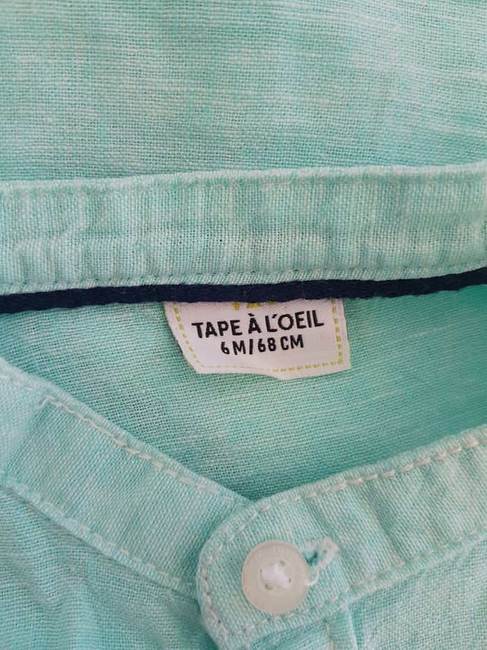 Tape A L'Œil - Chemise en lin manches longues (6 mois) - photo numéro 4