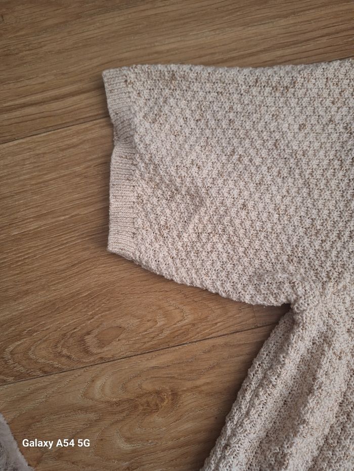 Pull manche courte creme xl - photo numéro 3