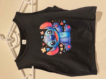 Top noir Stitch
