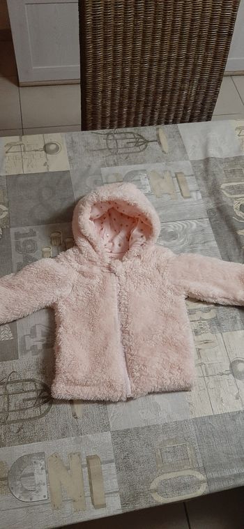 Gilet polaire rose