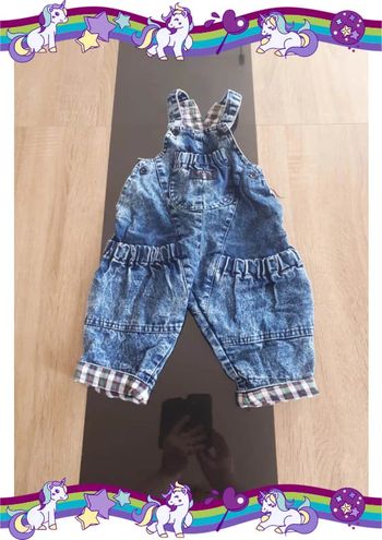 Salopette en jeans 6 mois