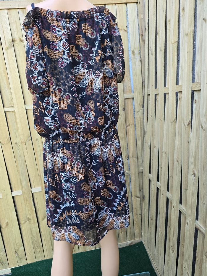 Robe fluide Épaules dénudées 🍒Mosquitos🍒taille XL - photo numéro 3