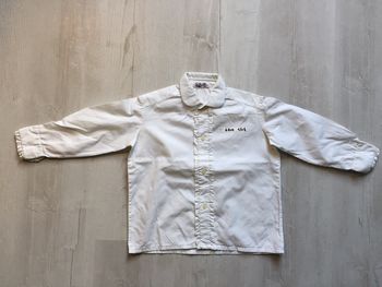 582-Chemisier blanc 4 Ans