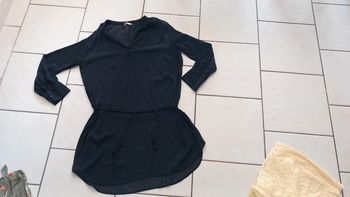 Robe manches longues noire gémo 38