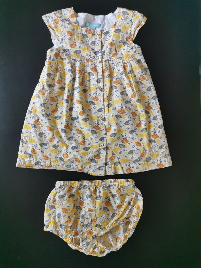 Robe/culotte Obaibi "girafe"_ fille_ 23mois
