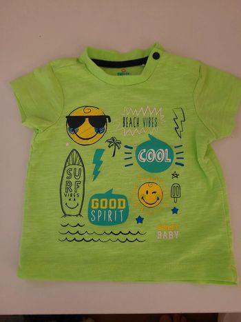 Tee shirt fluo 3 mois