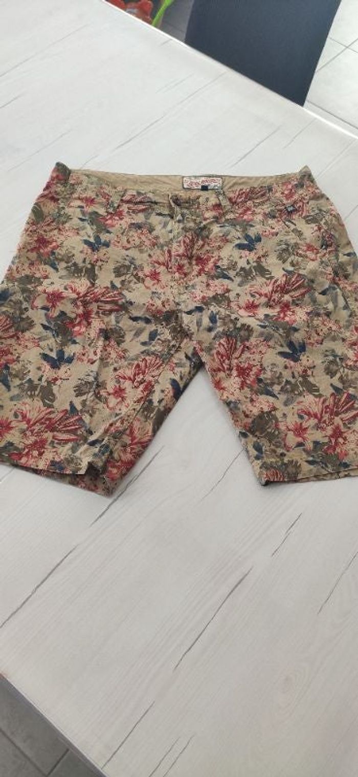 Short Motif Fleurs Homme