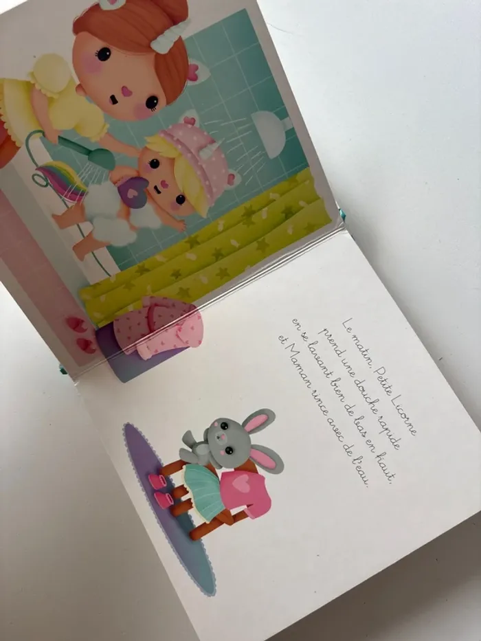Livre petite, licorne va se laver - photo numéro 5
