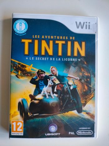 Jeu Wii - Les aventures de Tintin