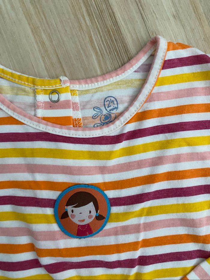 T shirt mots d’enfants 24 mois neuf - photo numéro 2