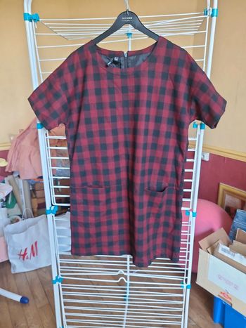 robe mango a carreaux taille 40