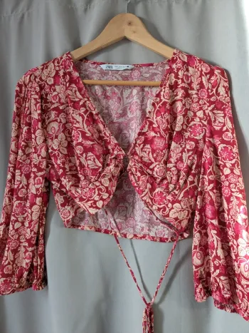 Blouse courte Zara