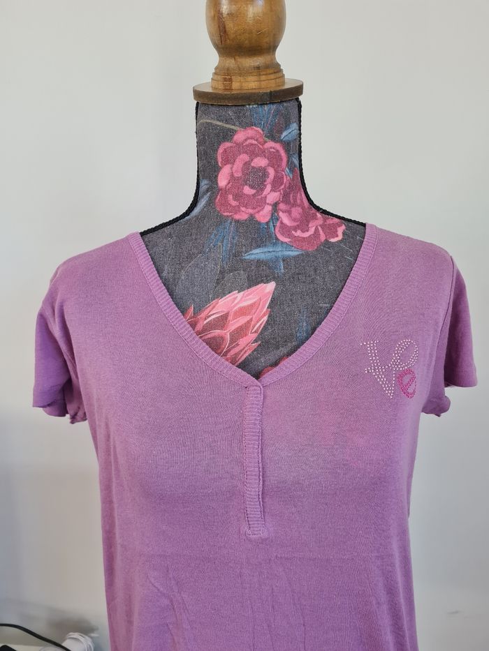 Teeshirt lilas cœurs elite - photo numéro 4