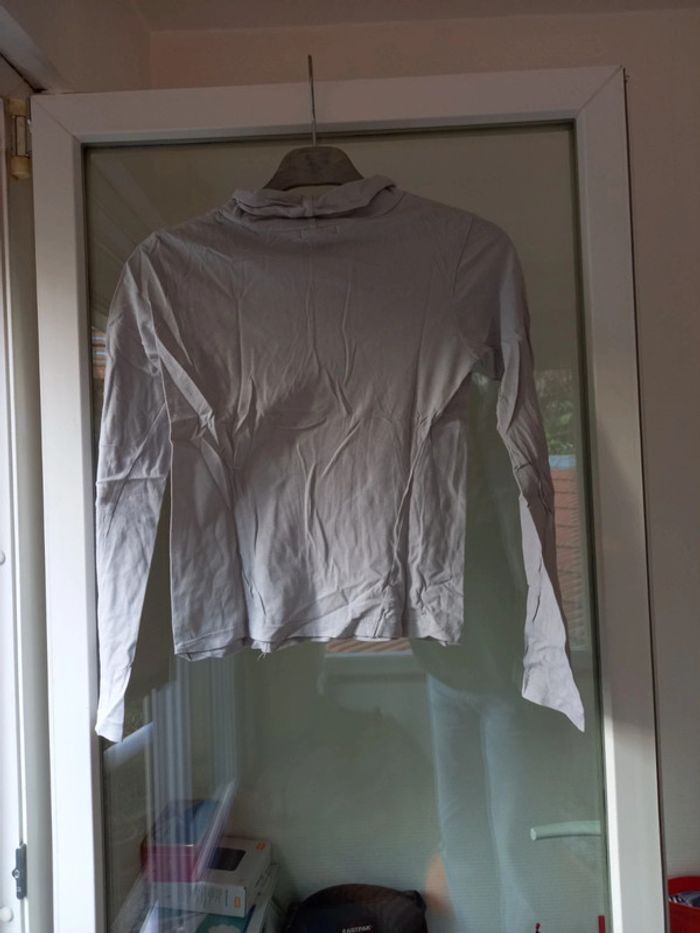 Pull col roulé gris ooxoo - photo numéro 2