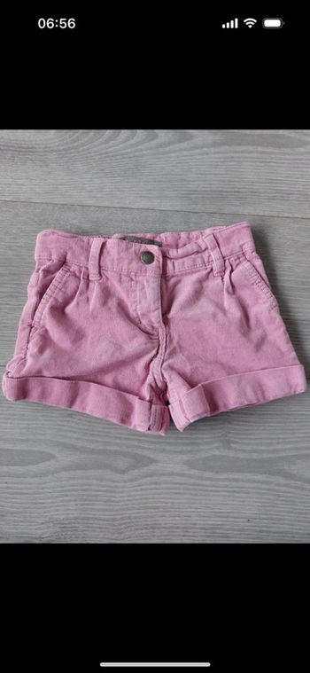 Short en velours B-Unity taille 3 ans