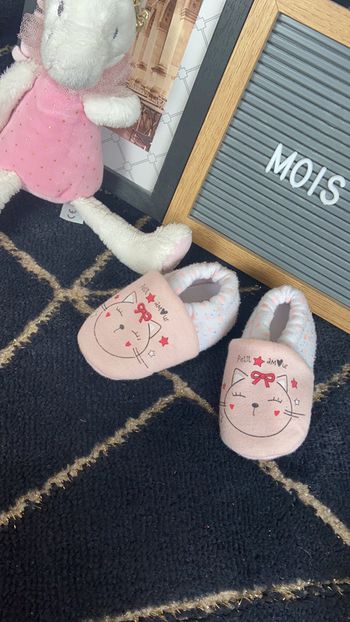 Chausson bébé chat