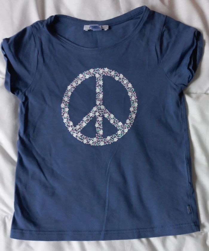T-shirt bleu okaidi t4
