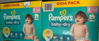 Couches Pampers taille 4 (280couches)